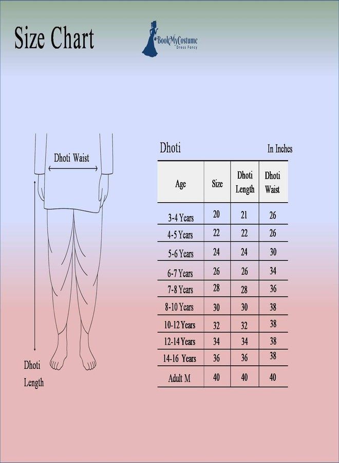 BookMyCostume Indian Traditional Costume for Kids | Ramayana Dress for Boys | Green Dhoti with Patka Dussehra | Mythology Fancy Costume for School Annual Day Performance | Adult M - Image 5